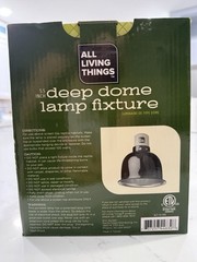 All Living Things Deep Dome Lamp Fixture And Tropical Fluorescent UVB Bulb