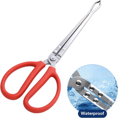 2 PCS Snake Feeding Tongs 15 Inch Extra Long Stainless Steel Reptile Feeding Ton