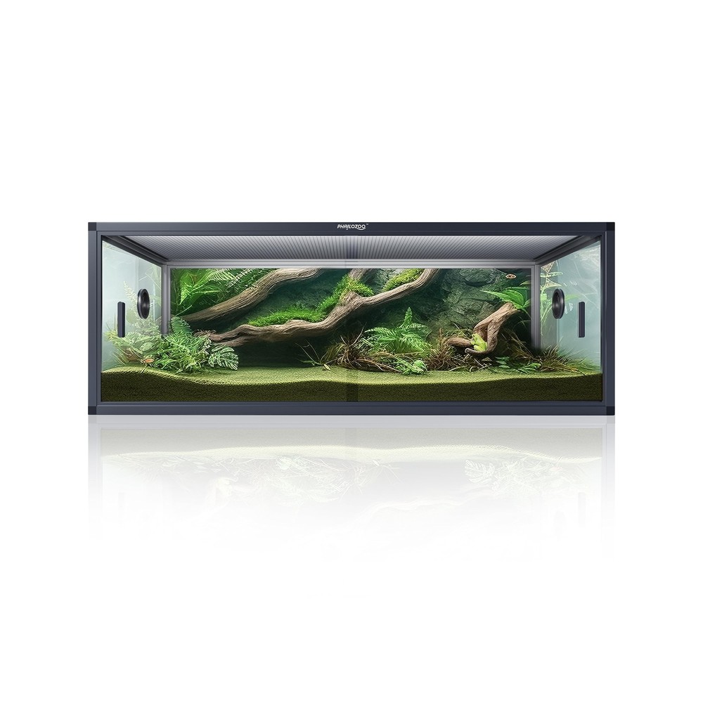 85 Gallon Reptile Tank, Front Opening Snake Tank for Easy Maintenance, Reptil…
