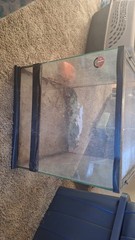 18×18×18 Glass Tank Enclosure Mesh Screen Top Lid And Front Access Door