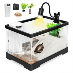 Clioran Large Turtle Tank Kit,All in One Red Eared Slider Aquarium,PC Aquatic…