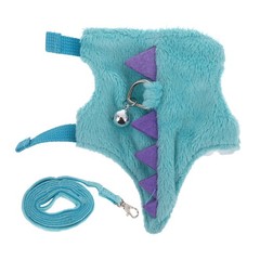 Pet Chest And Back Small Dinosaur Vest For Leash Animal Traction Rope