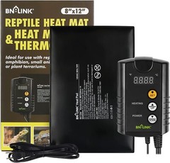 BN-LINK Durable Reptile Heating Pad 8X12 with Digital Thermostat