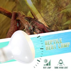 2 Pack Reptile Uvb Uva Heat Lamp Bulb For Reptiles Truly Sun-Like Bright8724