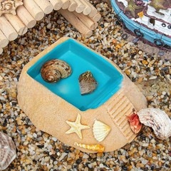 Hermit Crab Water Bowl Reptile Food Feeder Hermit Crab Pool