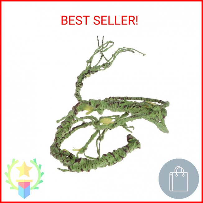 PINVNBY Flexible Bend-A-Branch Jungle Vines Pet Habitat Decor Reptile Plants Ter
