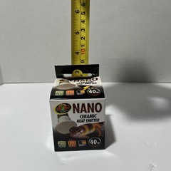 Zoo Med Nano Ceramic Heat Emitter 40W – Reptile Amphibian Vivarium Heating Bulb