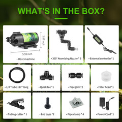 Reptile Mister System, External Timer & 360� Adjustable Nozzle, Hum… Fast