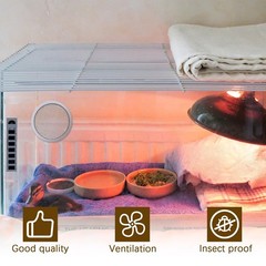 2”Circular Screen Vent Cover, for Display Cases, Spice Racks, Reptile Cages …