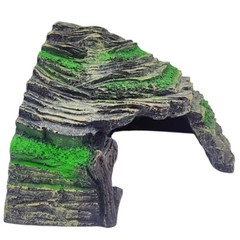 Reptile Hide, Reptile Basking Platform and Aquarium Cave for Lizards, Geckos,…