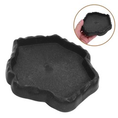 Bearded Dragon Water Dish Reptile Drinking Bowl Corner for Reptiles