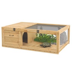 Indoor Tortoise House Habitat Reptile Cage Outdoor for Turtles Lizards Snakes