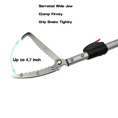7.3ft Snake Catcher Tongs Grabber Professional Traps Stick Heavy Duty Auminum…