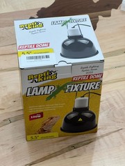 5.5” Standard Dome Reptile Heat Lamp UVB Light Fixture 100W