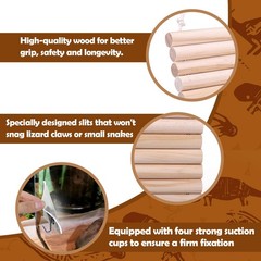 Vodolo Reptile Bridge,Bearded Dragon Hammock,Lizard Tank Climbing Accessories…