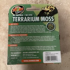 Terrarium Moss For Amphibians/Reptiles