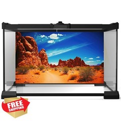 Riivvdise Desert Reptile Tank Background 48×24 Rock Red