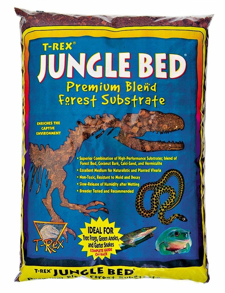T-Rex Reptile Terrarium Substrate – Jungle Bed 8qt bag