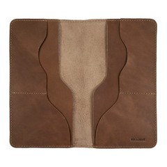 Hide & Drink, Large Wallet Handmade from Full Grain Leather (Single Malt Maho…