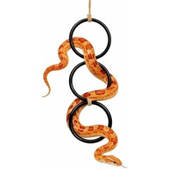 Snake Climbing Rings Reptile Habitat Decor for Ball Python Corn Snake Bearded