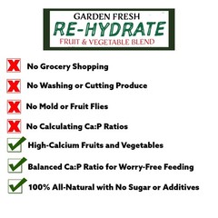 Garden Fresh Re-Hydrate – High Calcium Dried Fruit & Vegetable Mix – for Suga…