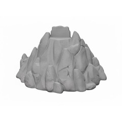 Skyrim Throat of the World Reptile Hide and Climb – 3D Printed Mountain Decor