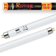 2 Pack T5 UVB 10.0 Reptile Light 8W, UVA UVB Fluorescent Lamp Tube, UVB Light…