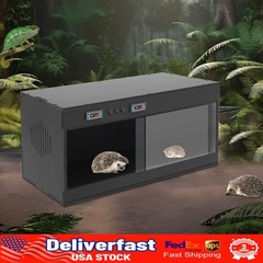 PVC Reptile Lounge Habitat with Glass Sliding Door and Intelligent Thermostat