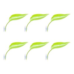 6PCS Leaf Resting Bed Basking Platform Leaves For Reptiles Tanks Habitats Decors