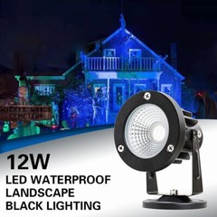 12W Led Black Lights,Outdoor Blacklight for Landscape Lighting,120V