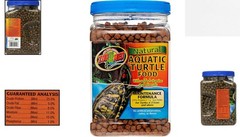 High Protein Aquatic Turtle Food – 24oz Maintenance Formula for Active Turtles