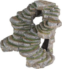 Reptology Shale Scape Step Ledge & Cave Hideout – Decorative Resin for Aquari…