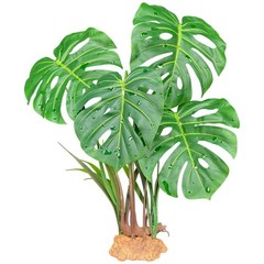 Komodo Standing Plant Monstera Leaf 18 inch