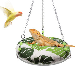 11.8In Reptile Bed，Reptile Hammock Swing Hanging Bed, Lizard Swing Toy, Lizard B