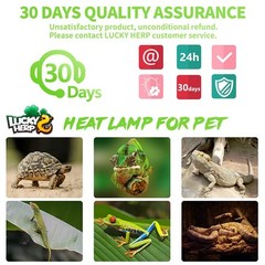 2 Pack Reptile Heat Lamp Bulbs 75W (2nd Gen), Basking Light Bulb for Reptiles…