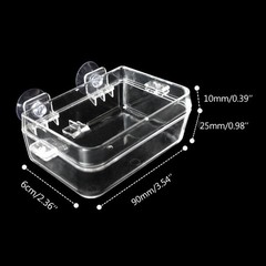 Reptile Feeder Anti-escape Bowl for Turtle Lizard Worm Live Container