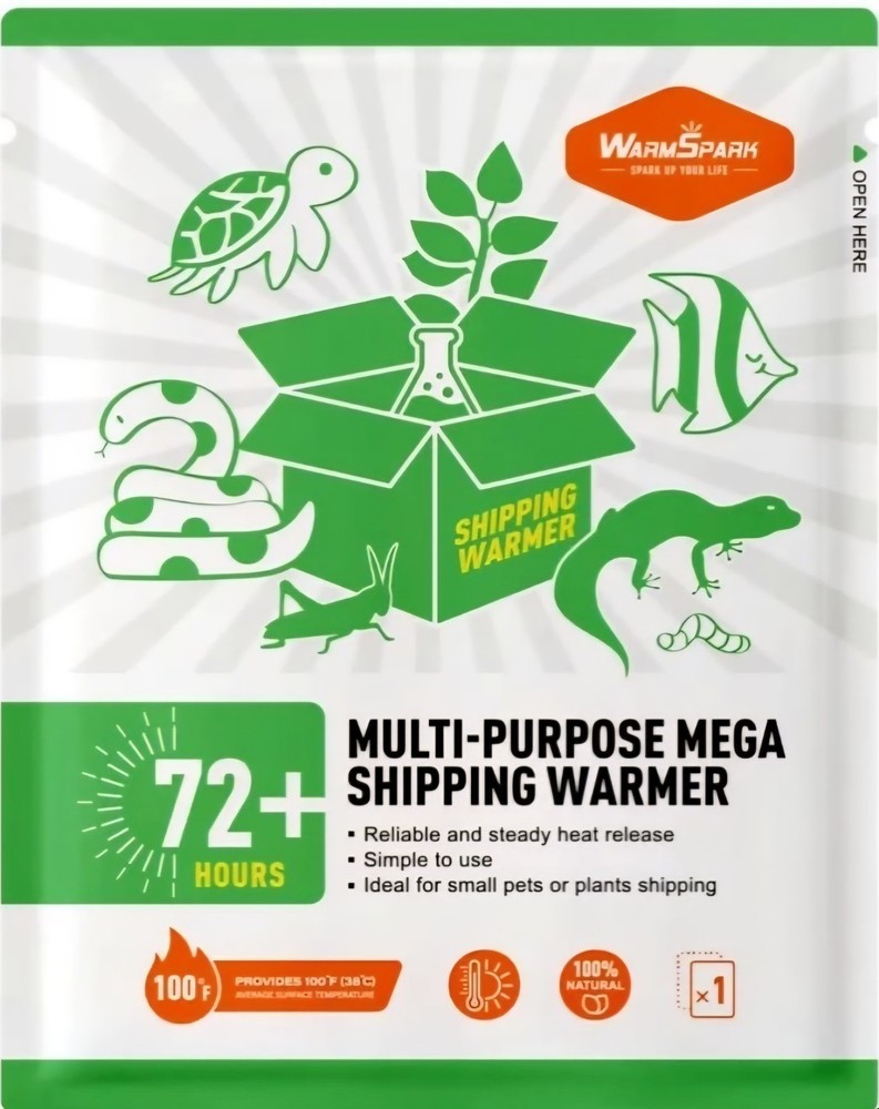 72 hour Heat Pack & Thermal Multi Purpose Shipping Warmer Small Pets and Plants