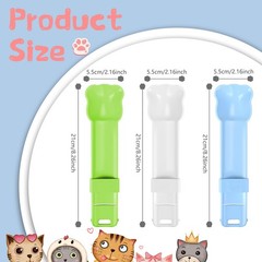 3pcs Cat Strip Feeders, Cat Lickable Puree Treat Food Dispenser, Kitten Strip…