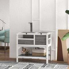 Indoor Tortoise Habitat w/ Storage Shelf – Weather-Protected Tortoise Enclosure