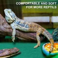 Reptile Carpet 4 Pack Terrarium Liner 24×47 Inch Washable Tank Mat Green