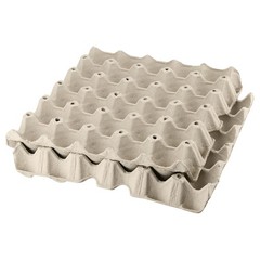 20 PCS 30 Count Gray White Egg Cartons, 12x12x2Inch Paper Pulp Egg Crates, Ca…