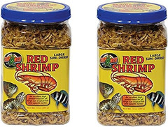 (2 Pack) Large Sun-Dried Red Shrimp 10Oz Each