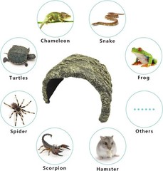 Resin Reptile Hideout: Extra Large Simulation Rock Cave for Ball Pythons, Liz…