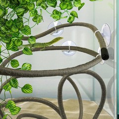 Reptile Tank , Artificial Plants Vines and Flexible Leaves With Suction Cups,…