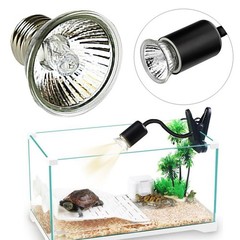 Reptile Pet Heat Lamp Fixture Rotatable Adjustable Clamp Lamp Holder Stand