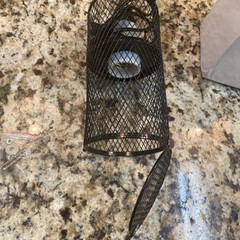 Reptile Heat Lamp mesh Guard with 150W Ceramic Heat Emitter Basking Anti Scald