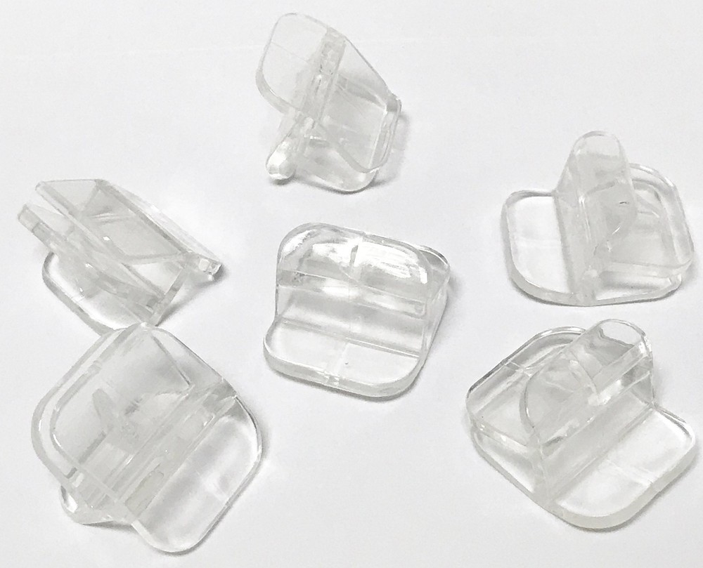 6 Pack Rimless Clips Fits 1/8 to 3/16 Inch 3MM to 5MM Fasteners Hardware
