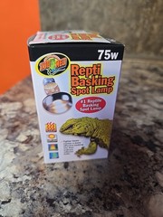 Zoo Med Repti Basking Spot Lamp Reptiles 75W Double reflector design day light