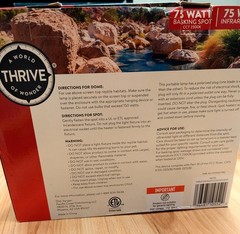 Thrive Reptile Day Basking & Night Infrared Lighting Kit