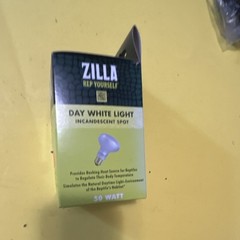 Zilla Day White Light Incandescent Spot Bulb 50 Watt for Reptiles